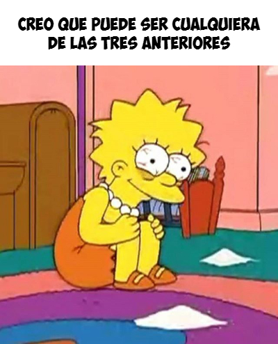 Creo que puede ser cualquiera de las tres anteriores